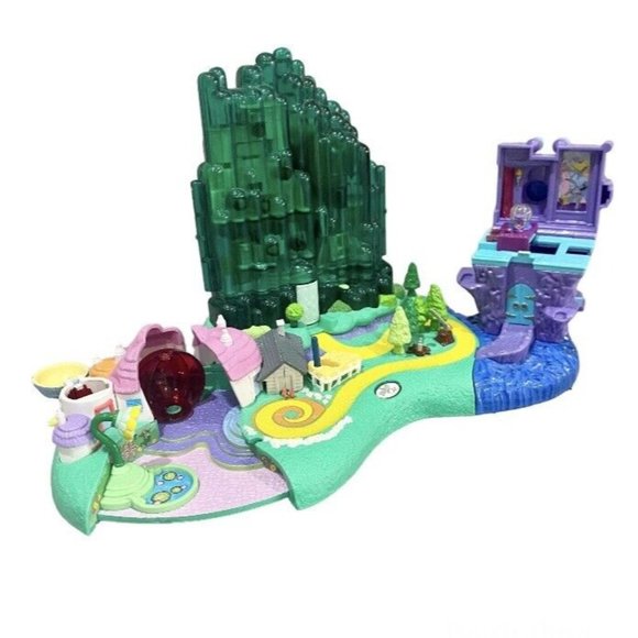 Toys Vintage Polly Pocket Wizard Of Oz Emerald City Playset No